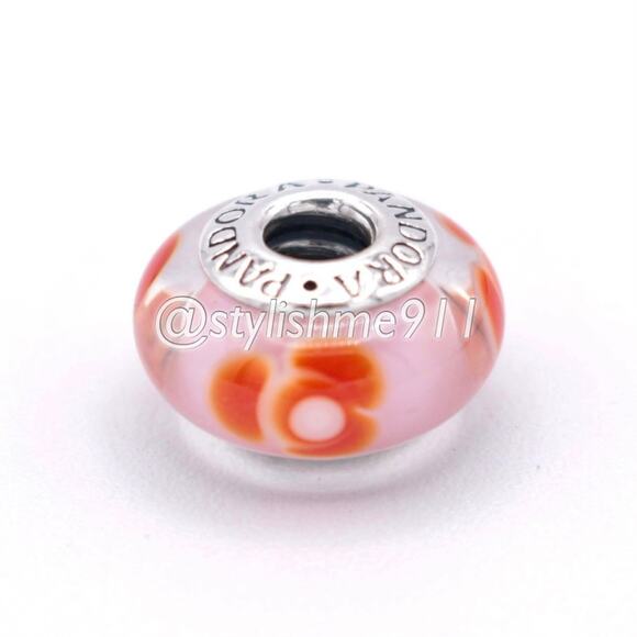 Authentic PANDORA Flowers For You Red Charm - 790647 - Picture 8 of 9